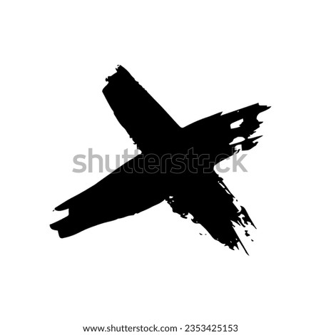 brush stroke symbol representing forbidden
