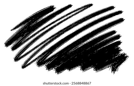 Brush stroke template, vector, grunge paintbrush, Hand drawn texture