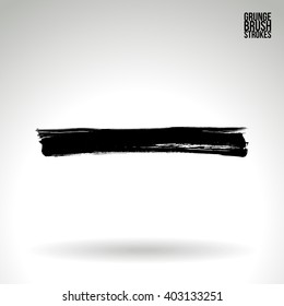 Brush stroke and texture. 