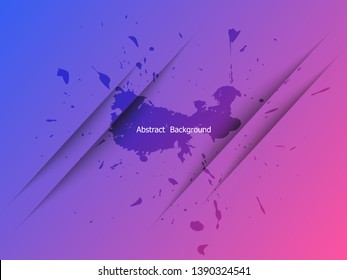 Brush stroke and texture. Banner for design.Vector Illustration