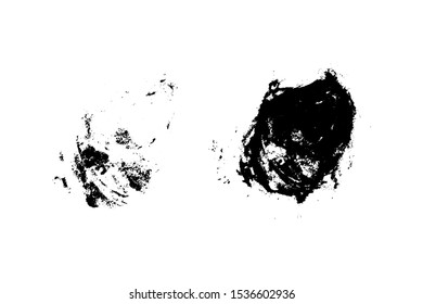Brush stroke and texture black and white. Template for design
