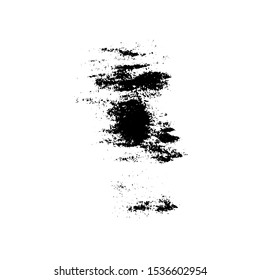 Brush stroke and texture black and white. Template for design