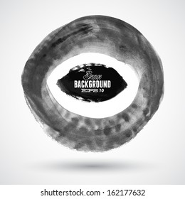 Brush stroke texture for buttons. Vector illustration.