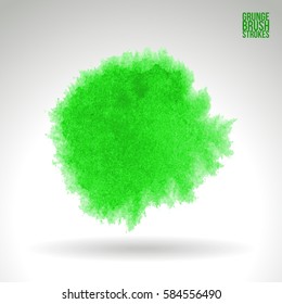 Brush stroke and texture. Grunge vector abstract hand - painted element. Underline and border.
