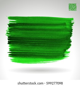 Brush stroke and texture. Grunge vector abstract hand - painted element. Underline and border.