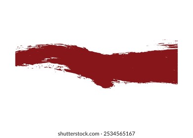 Pinselstrich und Textur. Pinsel, Acryl weiß-blaue Textur Pinsel Handzeichnung, einzeln auf weißem Hintergrund.