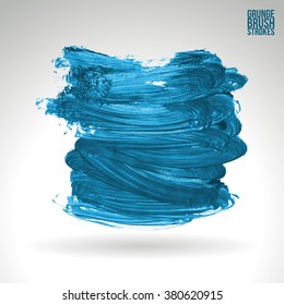 Brush stroke and texture. Vector.