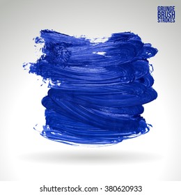 Brush stroke and texture. Vector.