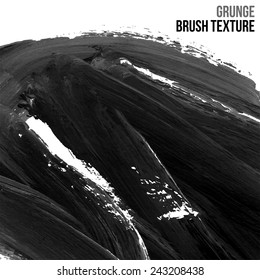 Brush stroke and texture. Vector design.