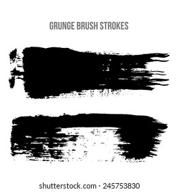 Brush stroke and texture. Vector design.