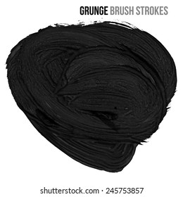 Brush stroke and texture. Vector design.