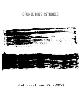 Brush stroke and texture. Vector design.
