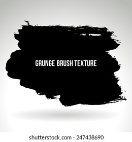Brush stroke and texture. Vector design.