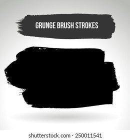 Brush stroke and texture. Vector design.