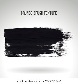 Brush stroke and texture. Vector design.