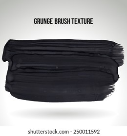 Brush stroke and texture. Vector design.