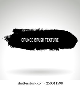 Brush stroke and texture. Vector design.