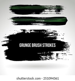 Brush stroke and texture. Vector design.