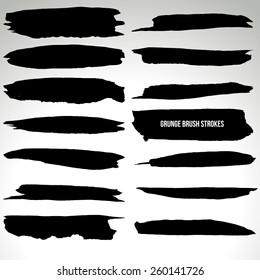 Brush stroke and texture. Vector design.