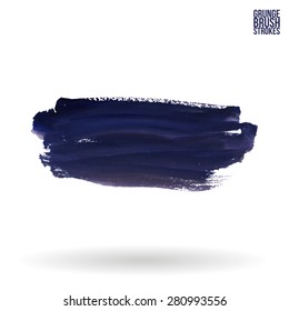 Brush stroke and texture. Vector design.