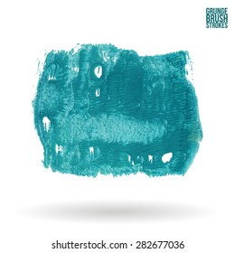 Brush stroke and texture. Vector design.