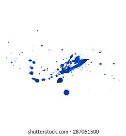 Brush stroke and texture. Vector design.