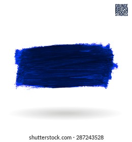 Brush stroke and texture. Vector design.
