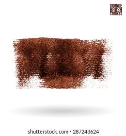 Brush stroke and texture. Vector design.