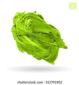 Brush stroke and texture. Vector design.