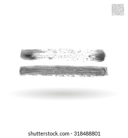 Brush stroke and texture. Vector design.