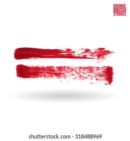 Brush stroke and texture. Vector design.