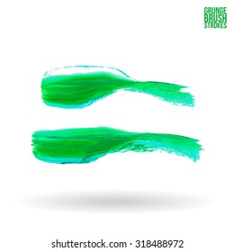 Brush stroke and texture. Vector design.