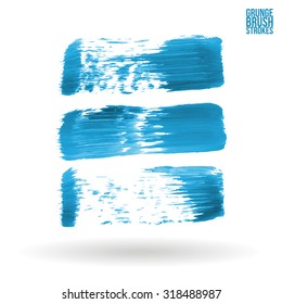 Brush stroke and texture. Vector design.