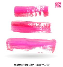 Brush stroke and texture. Vector design.