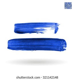 Brush stroke and texture. Vector design.