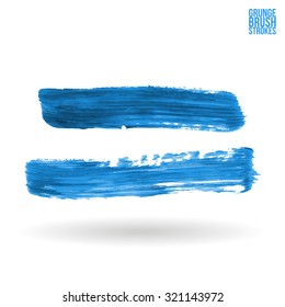 Brush stroke and texture. Vector design.