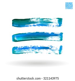 Brush stroke and texture. Vector design.
