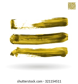 Brush stroke and texture. Vector design.