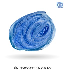 Brush stroke and texture. Vector design.