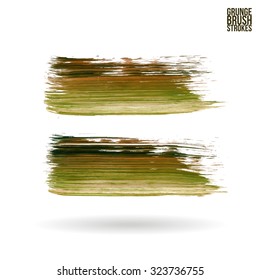 Brush stroke and texture. Vector design.