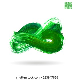Brush stroke and texture. Vector design.
