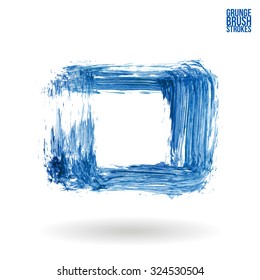 Brush stroke and texture. Vector design.