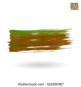Brush stroke and texture. Vector design.