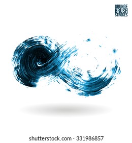 Brush stroke and texture. Vector design.