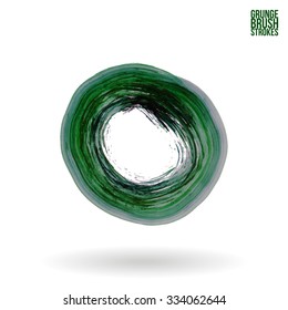 Brush stroke and texture. Vector design.