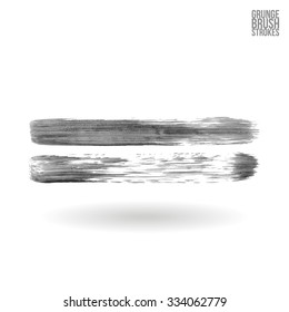 Brush stroke and texture. Vector design.