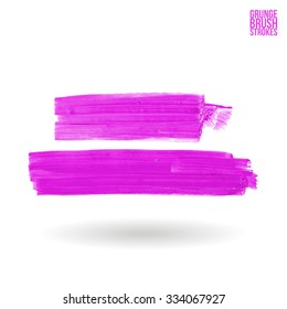 Brush stroke and texture. Vector design.