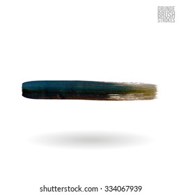 Brush stroke and texture. Vector design.