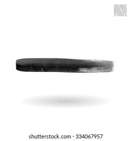 Brush stroke and texture. Vector design.