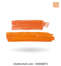 Brush stroke and texture. Vector design.